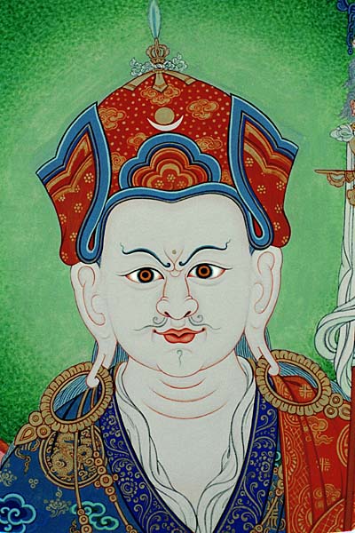 Padmasambhava’s face