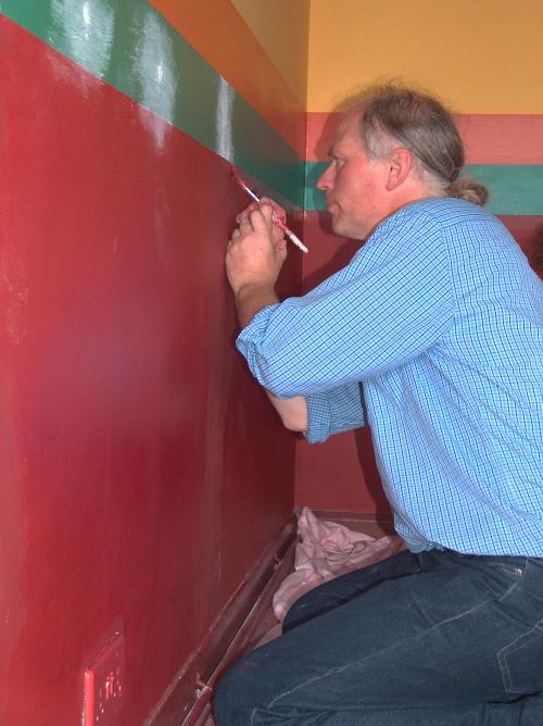 re-painting the shrineroom