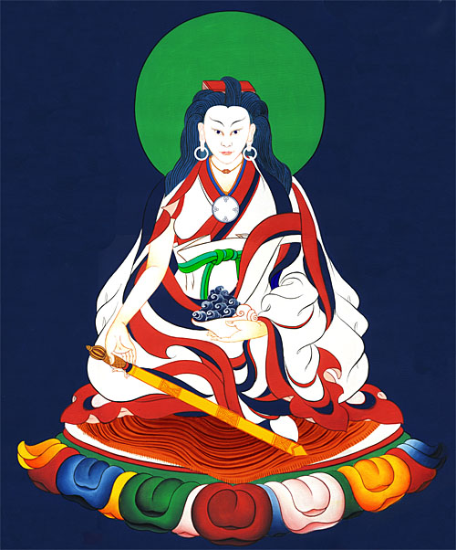 Chö-ying Nyima ’ö-Zér – close up of figure.