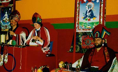 Ngala Rig&rsquo;dzin Dorje with Ngak&rsquo;chang Rinpoche and Khandro D&eacute;chen