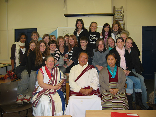 Ngala Nor’dzin mit Tanzin Rinpoche und Jomo
Chöku
