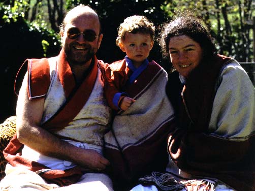 Ngak’chang Rinpoche, Khandro Déchen & ihr Sohn Robert
