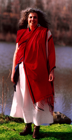 Ngakma Shardröl Du-nyam Wangmo and ngak’phang shawl