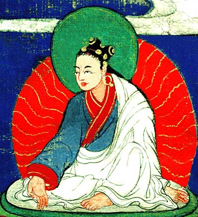Khandro Chenmo Yeshé Tsogyel, historic  thangka